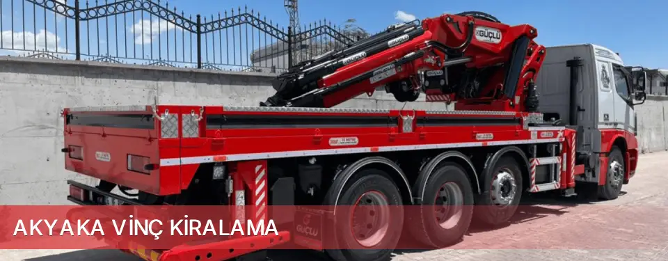 Akyaka İlçemi Vinç Kiralama